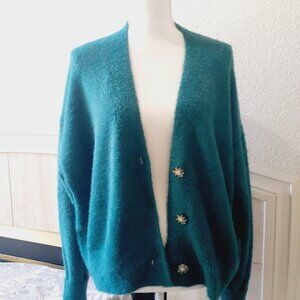 Urban Outfitters Eyelash Slouchy Cardigan